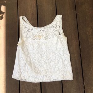 White floral t shirt